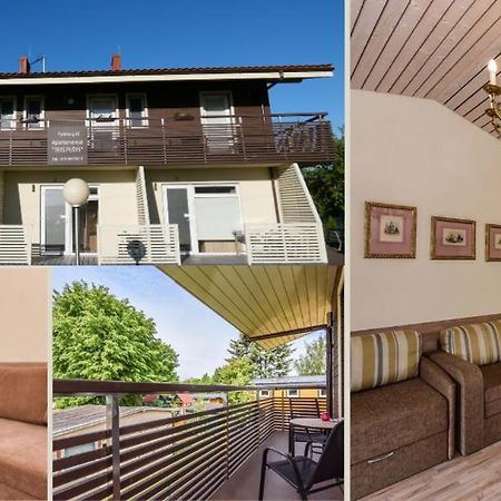 Apartamentai Trys Pusys Sventoji Bagian luar foto