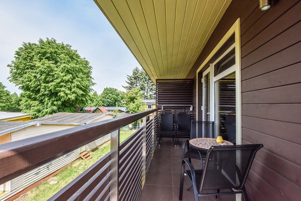Apartamentai Trys Pusys Sventoji Bagian luar foto