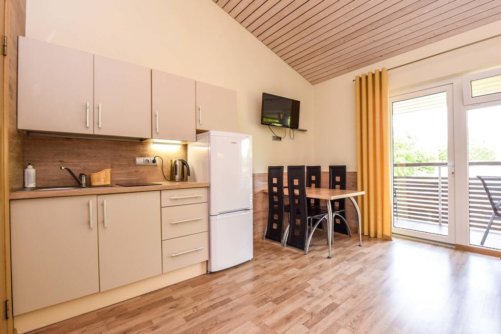 Apartamentai Trys Pusys Sventoji Bagian luar foto